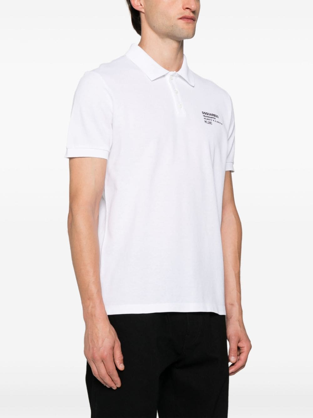 Dsquared2 Cotton Pique Polo Shirt