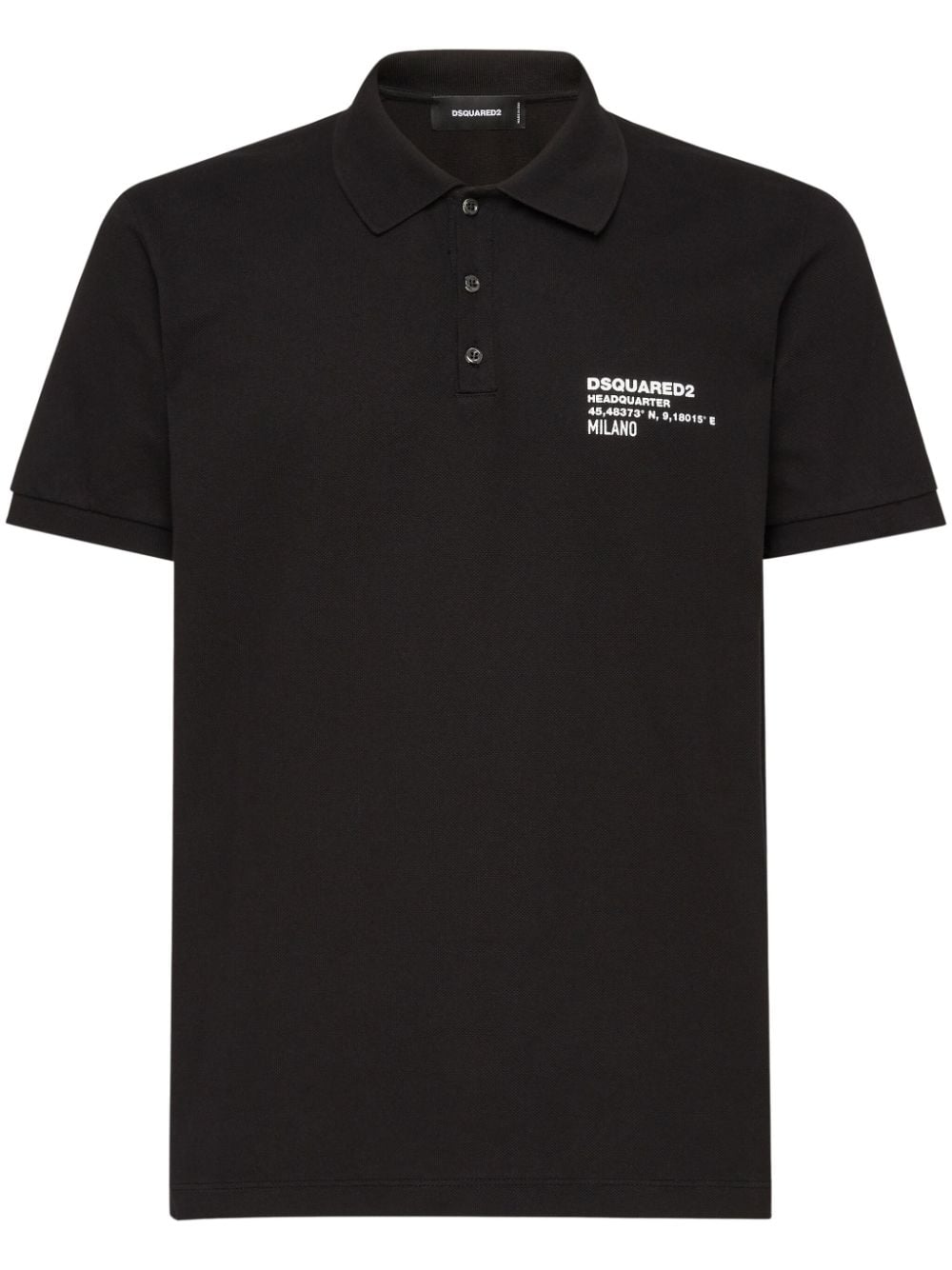 Dsquared2 Cotton Pique Polo Shirt