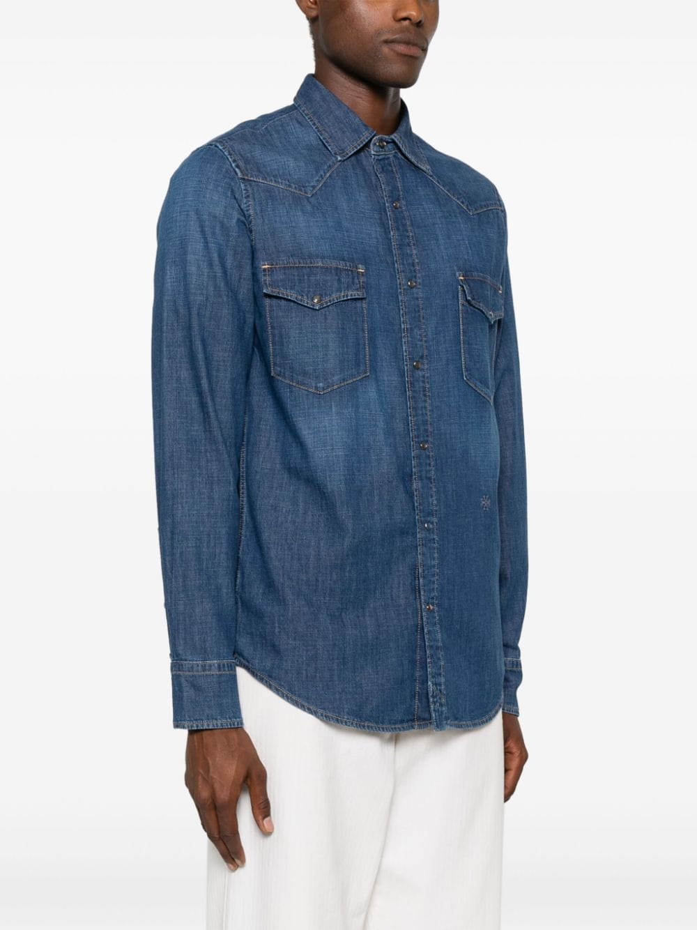 Jacob Cohen Cotton Denim Shirt