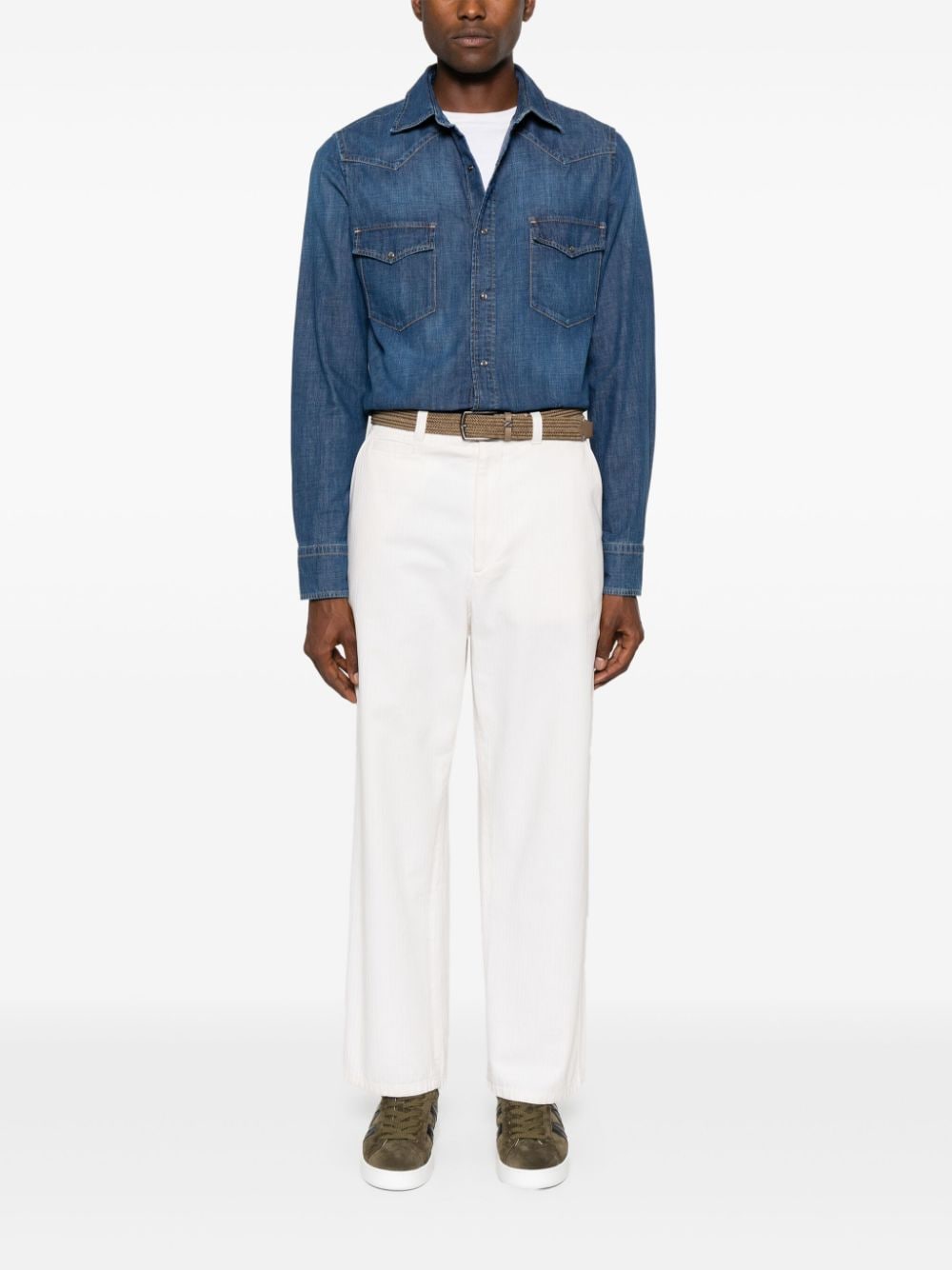 Jacob Cohen Cotton Denim Shirt