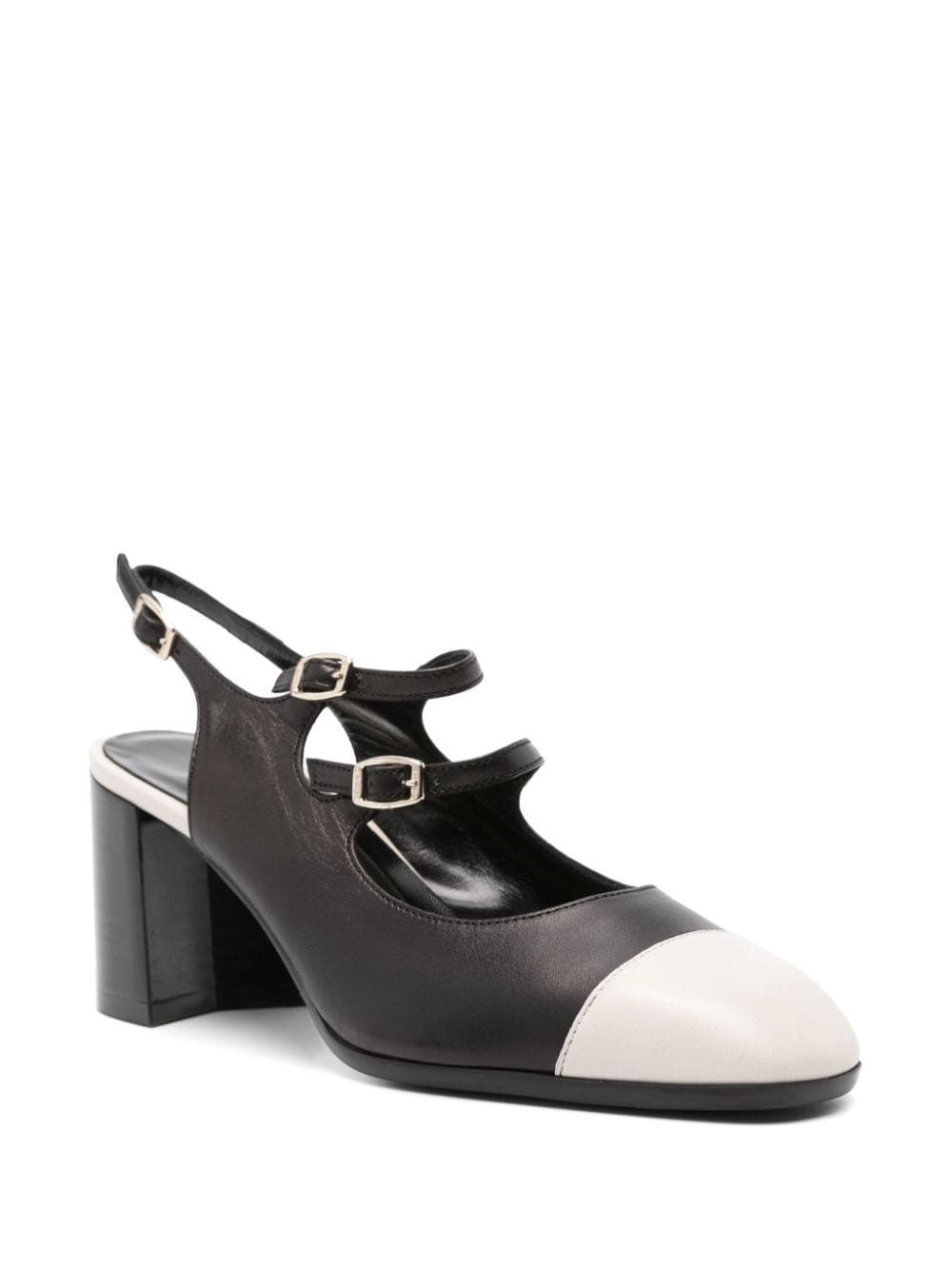 Carel Paris Papaya Mary Jane Slingback Pumps