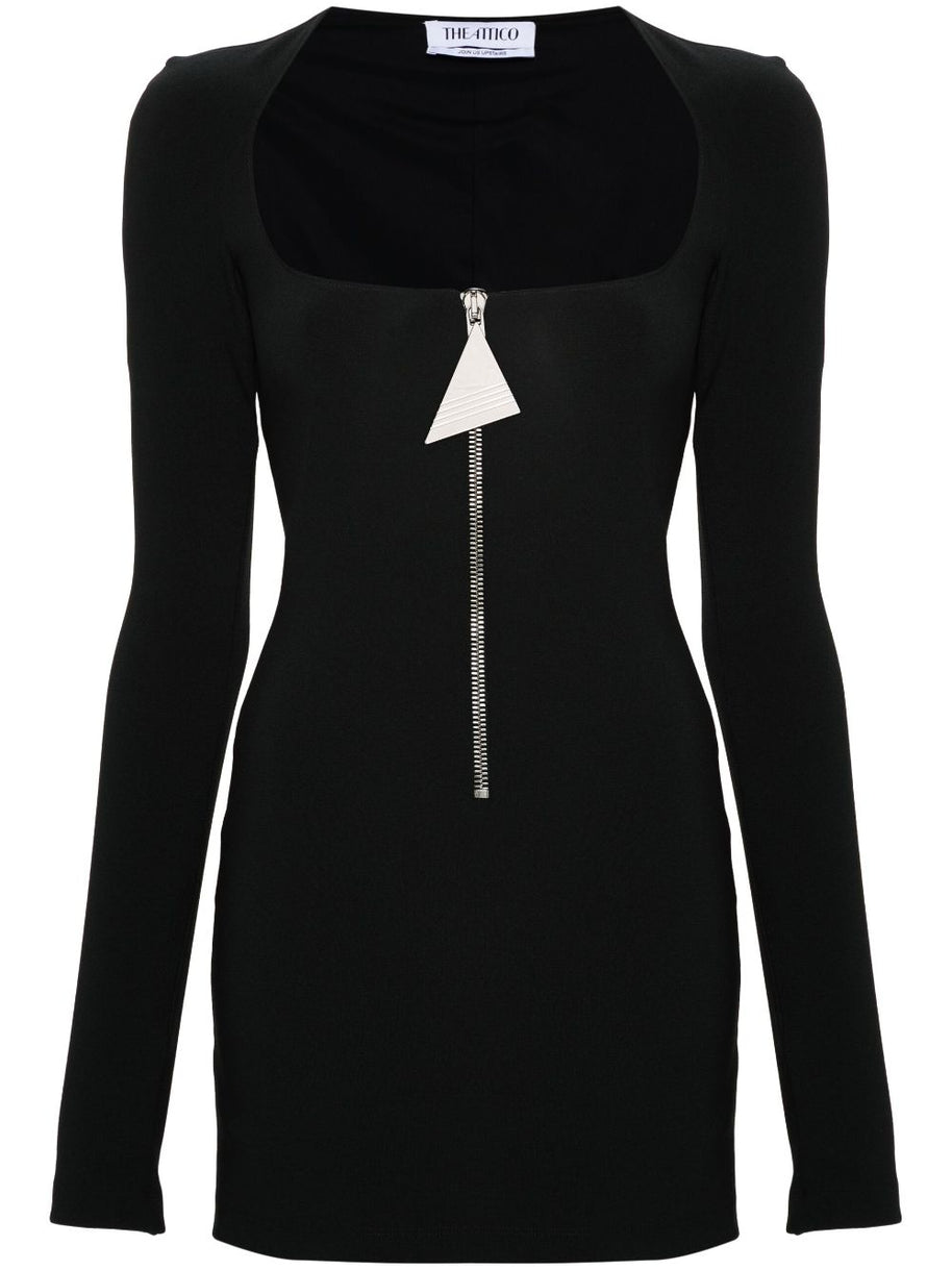 The Attico Mini Dress In Black