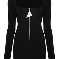 The Attico Mini Dress In Black