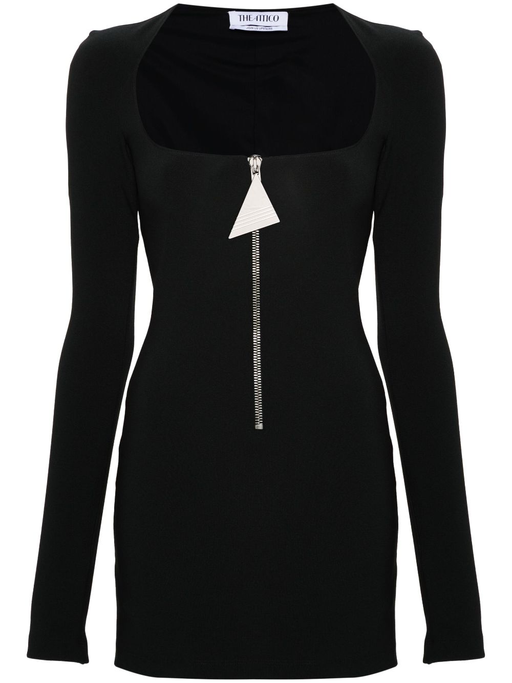The Attico Mini Dress In Black