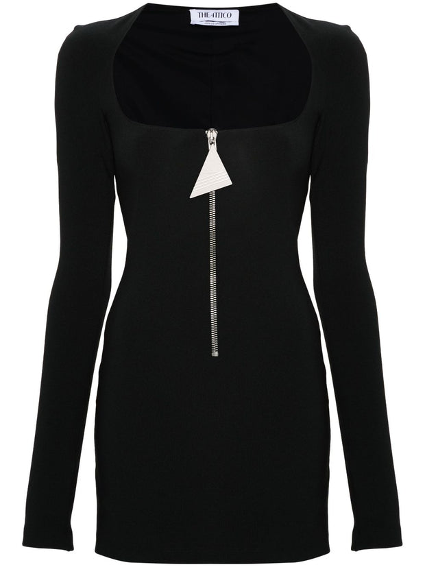 The Attico Mini Dress In Black