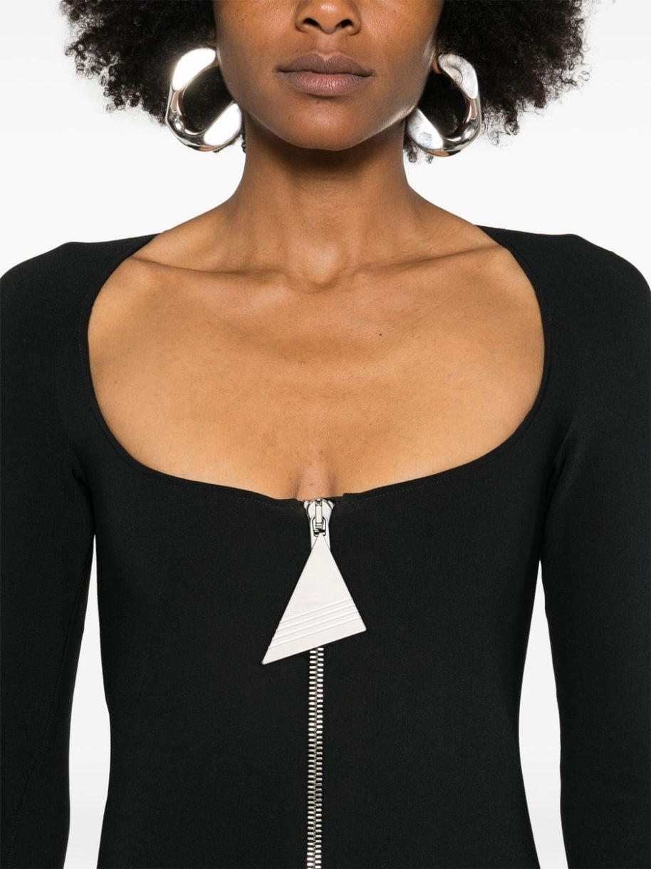 The Attico Mini Dress In Black