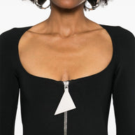 The Attico Mini Dress In Black