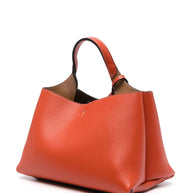 Tod's T Timeless Micro Leather Tote Bag - Orange