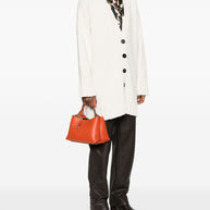 Tod's T Timeless Micro Leather Tote Bag - Orange
