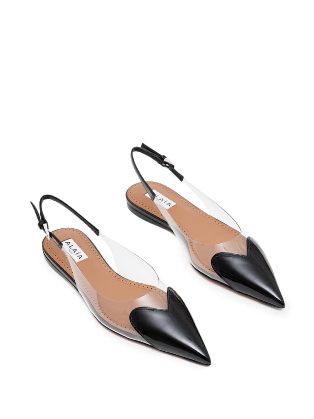 Alaia Le Coeur Slingback Flats