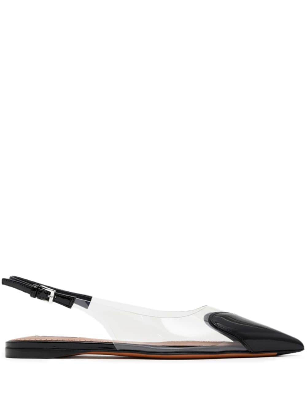 Alaia Le Coeur Slingback Flats