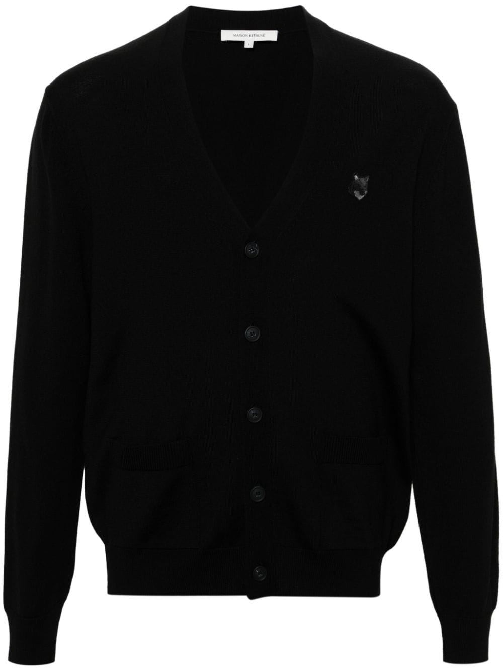 MAISON KITSUNE' Chillax Fox Wool Cardigan