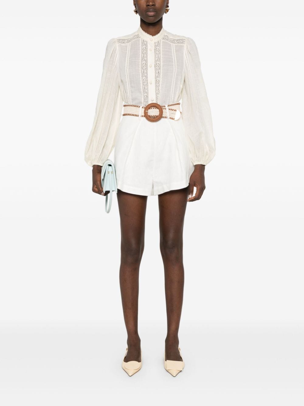 Zimmermann Halliday Lace Trim Shirt