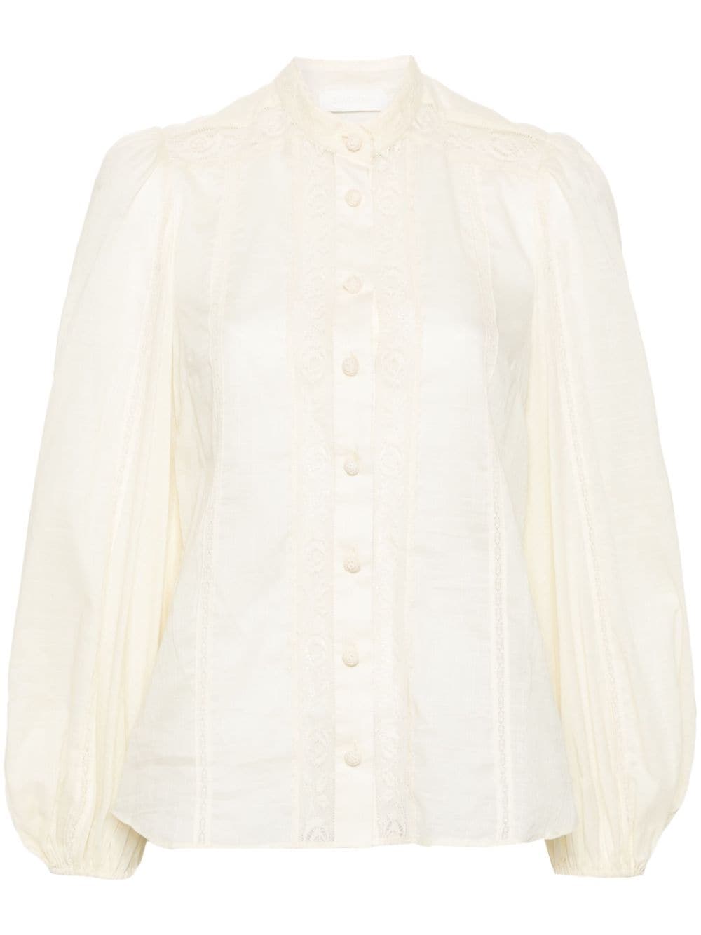 Zimmermann Halliday Lace Trim Shirt