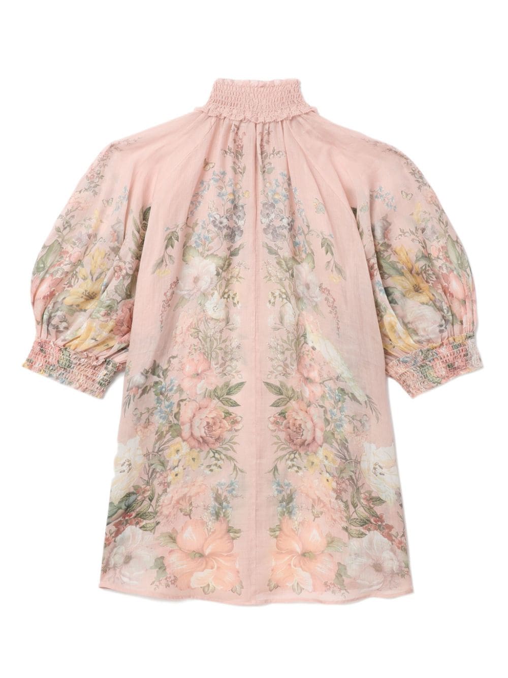 Zimmermann Waverly Ramie Shirt Pink