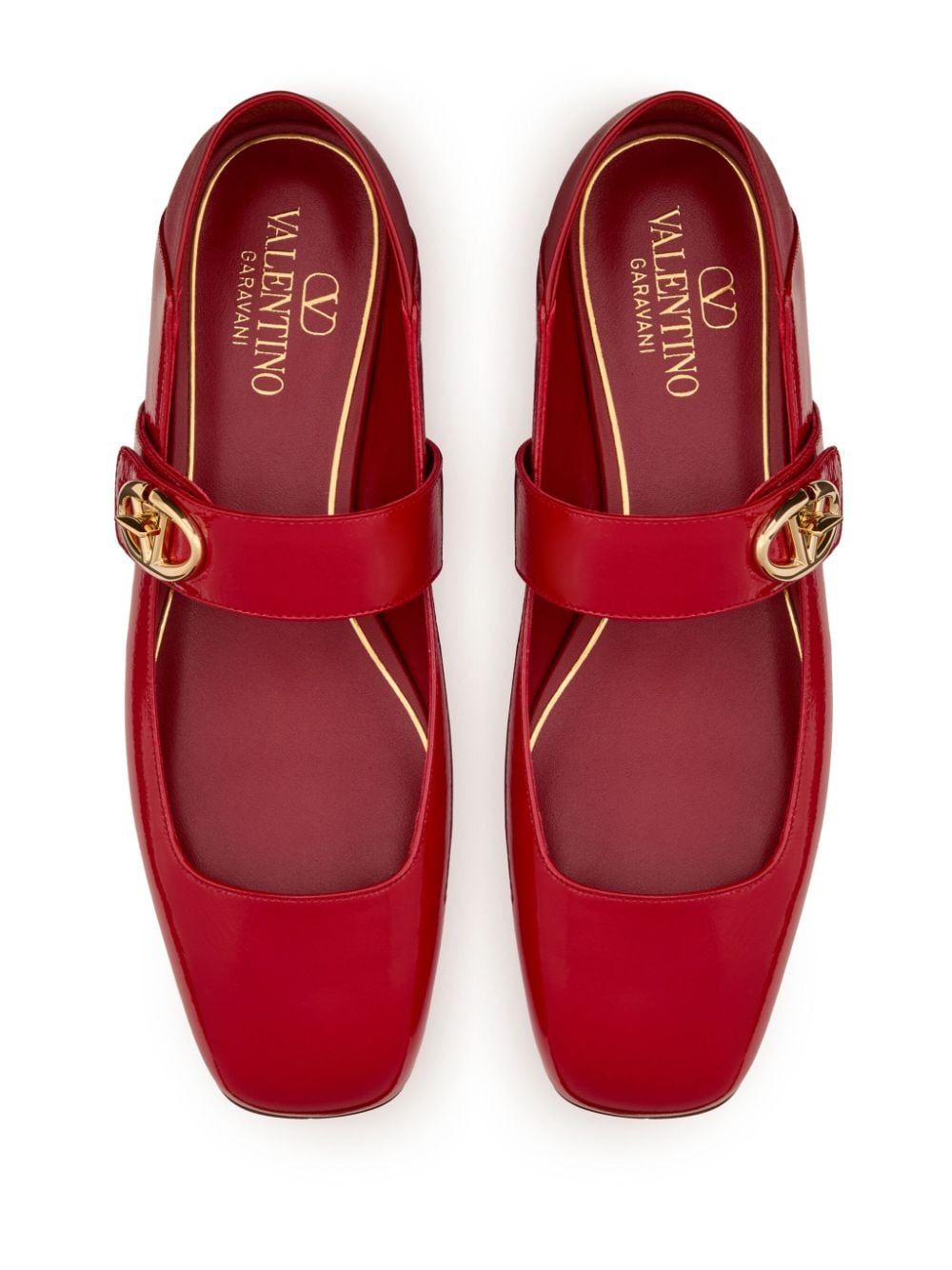 Valentino Garavani VLogo Locker Mary Jane Flats