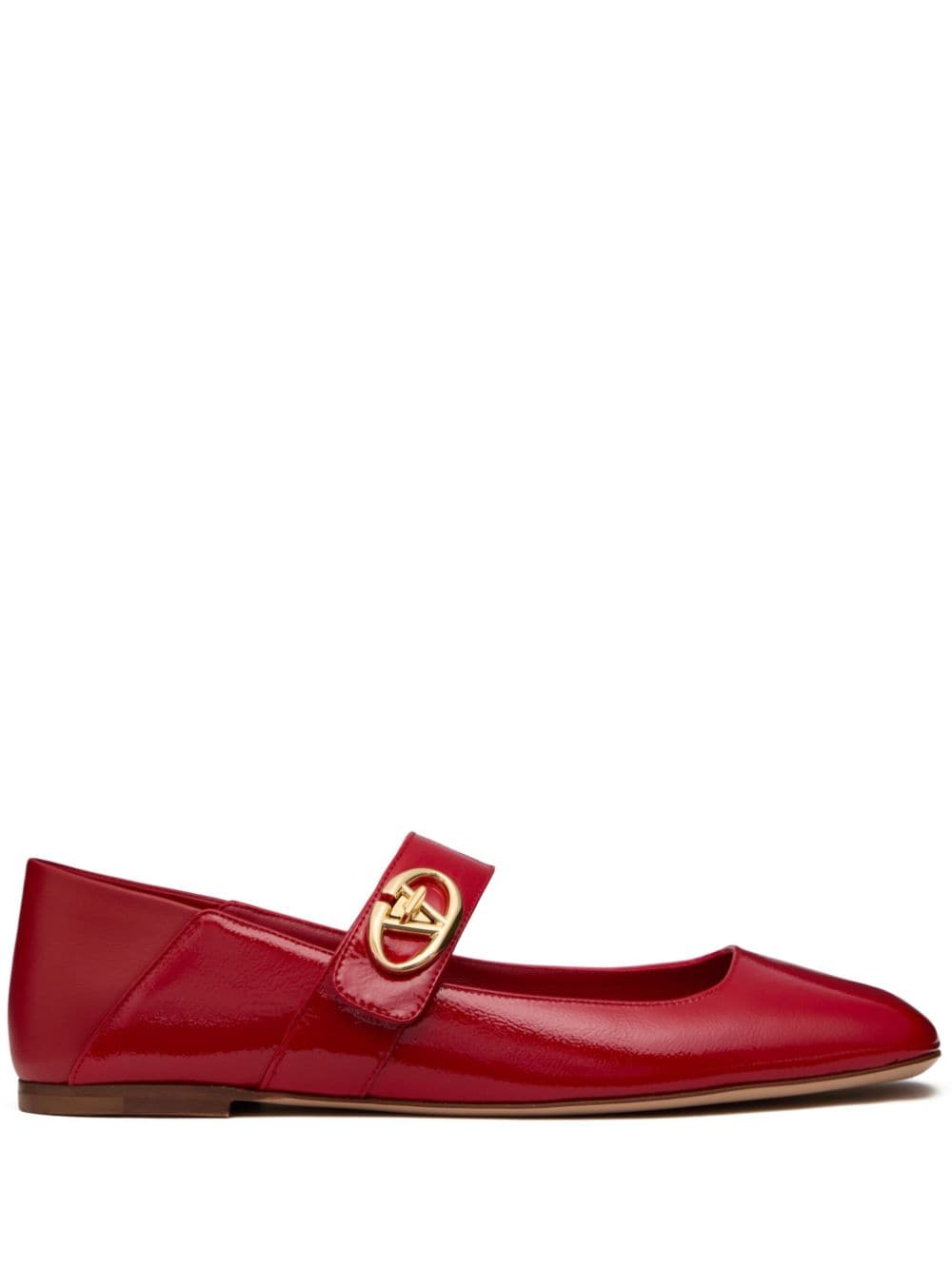 Valentino Garavani VLogo Locker Mary Jane Flats