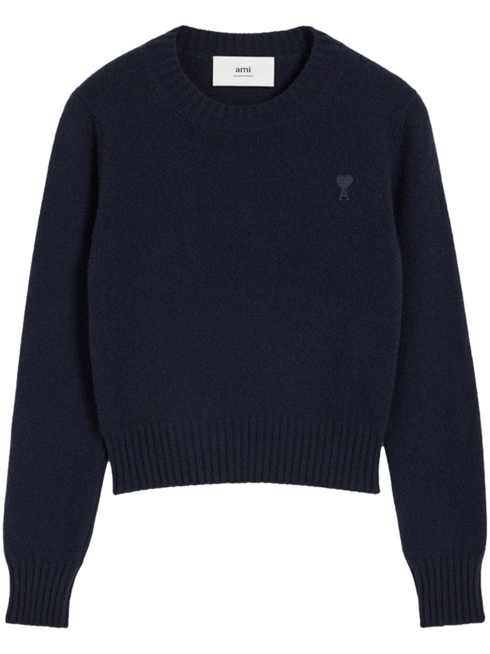 Ami Paris Cashmere Crew Neck Sweater