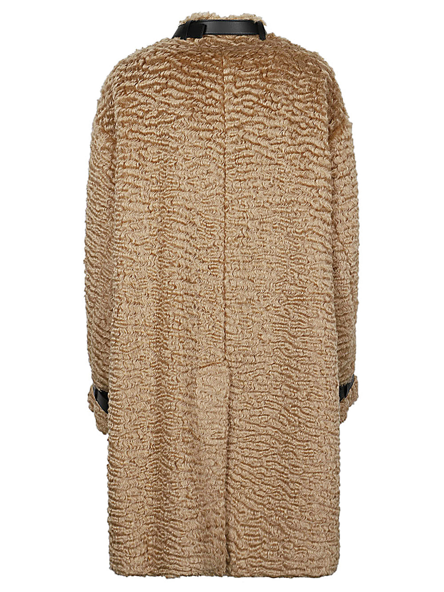 Jil Sander Long Beige Coat