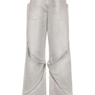 The Attico Vintage Grey Long Jeans