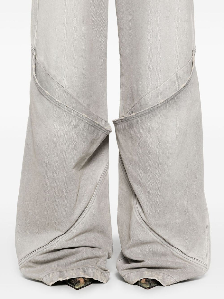 The Attico Vintage Grey Long Jeans