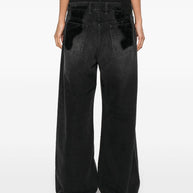 The Attico Layered Baggy Long Jeans