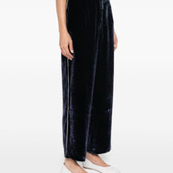 Pierre Louis Mascia Velvet Trousers In Blue