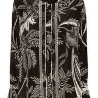 F.R.S . Botanical Print Shirt In Brown