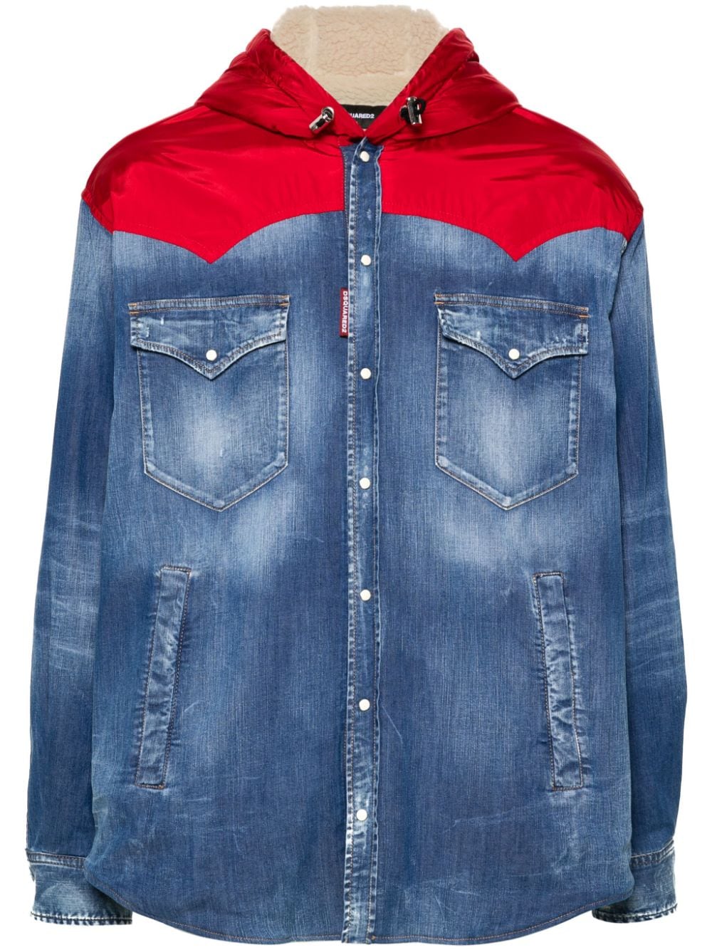 Dsquared2 Denim Hooded Jacket