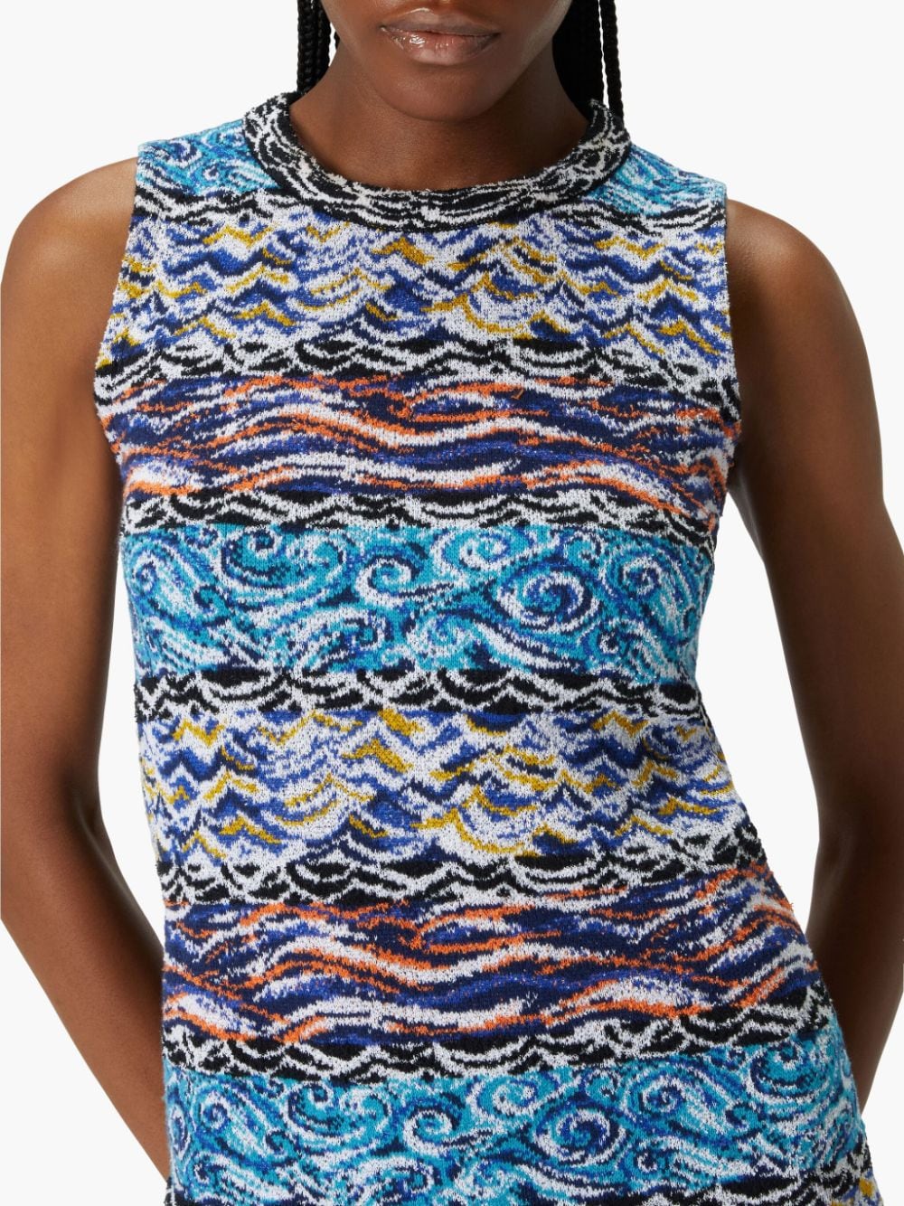 Missoni Wave Sleveless Mini Dress