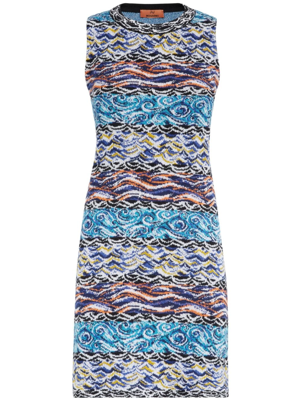 Missoni Wave Sleveless Mini Dress