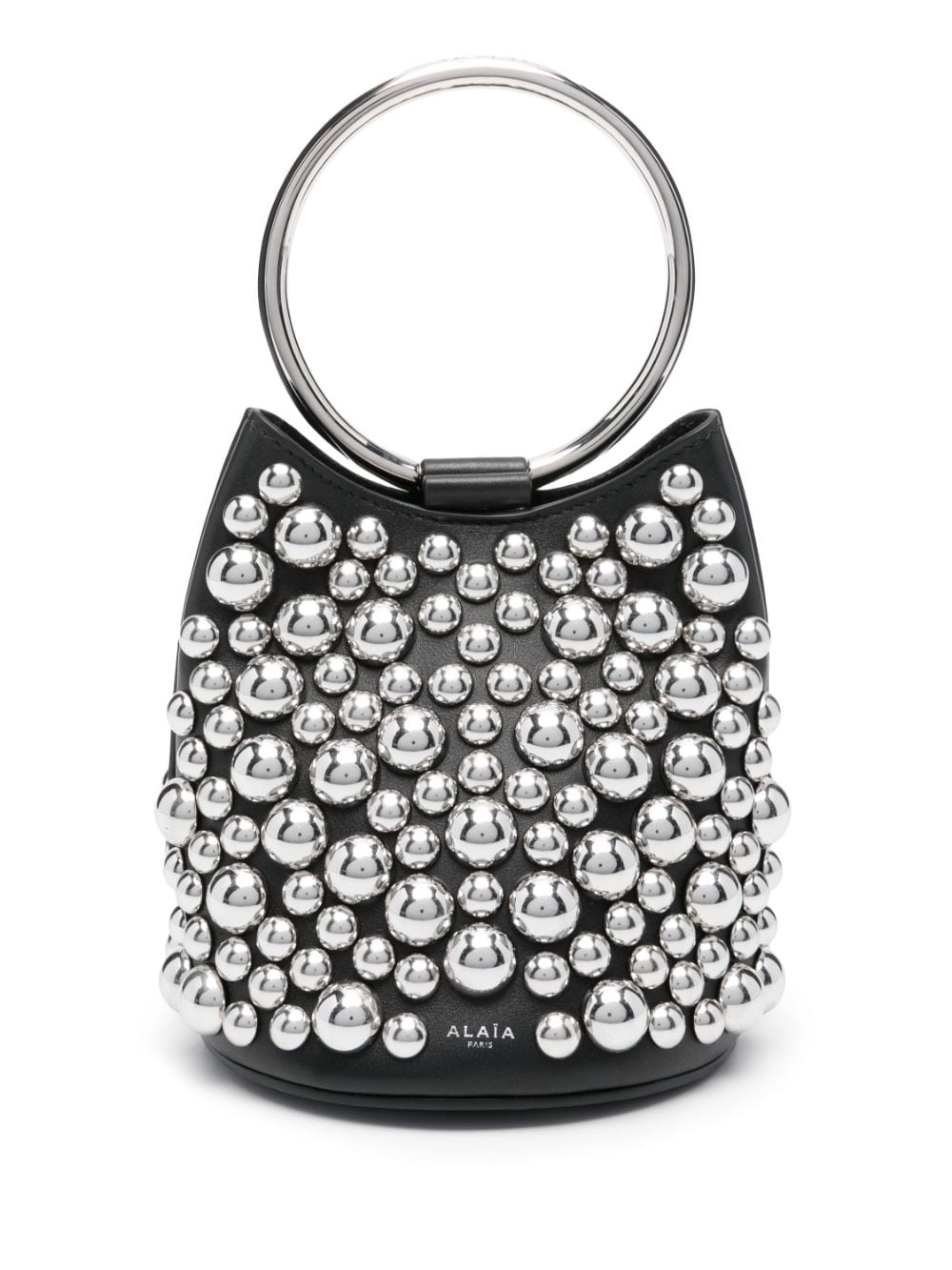 Alaia Ring Mini Bucket Handbag