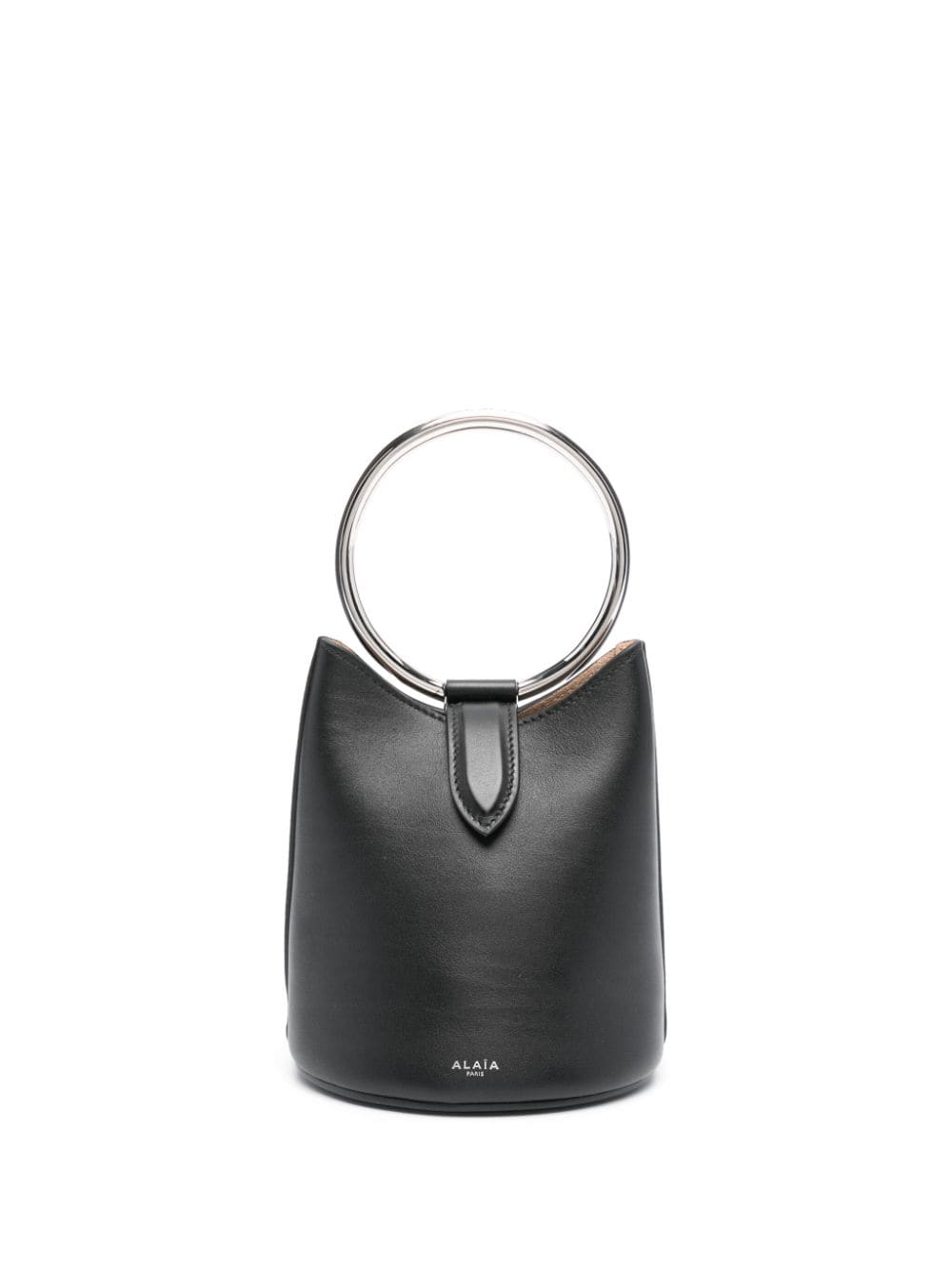 Alaia Black Mini Ring Handbag