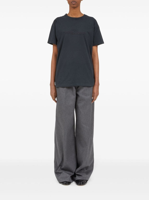 Maison Margiela Embroidered Logo Cotton T-Shirt