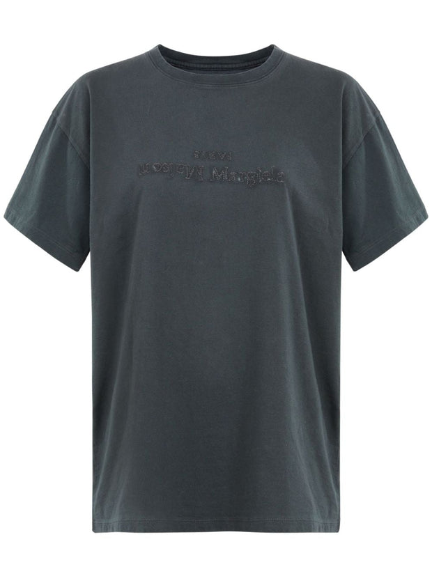 Maison Margiela Embroidered Logo Cotton T-Shirt