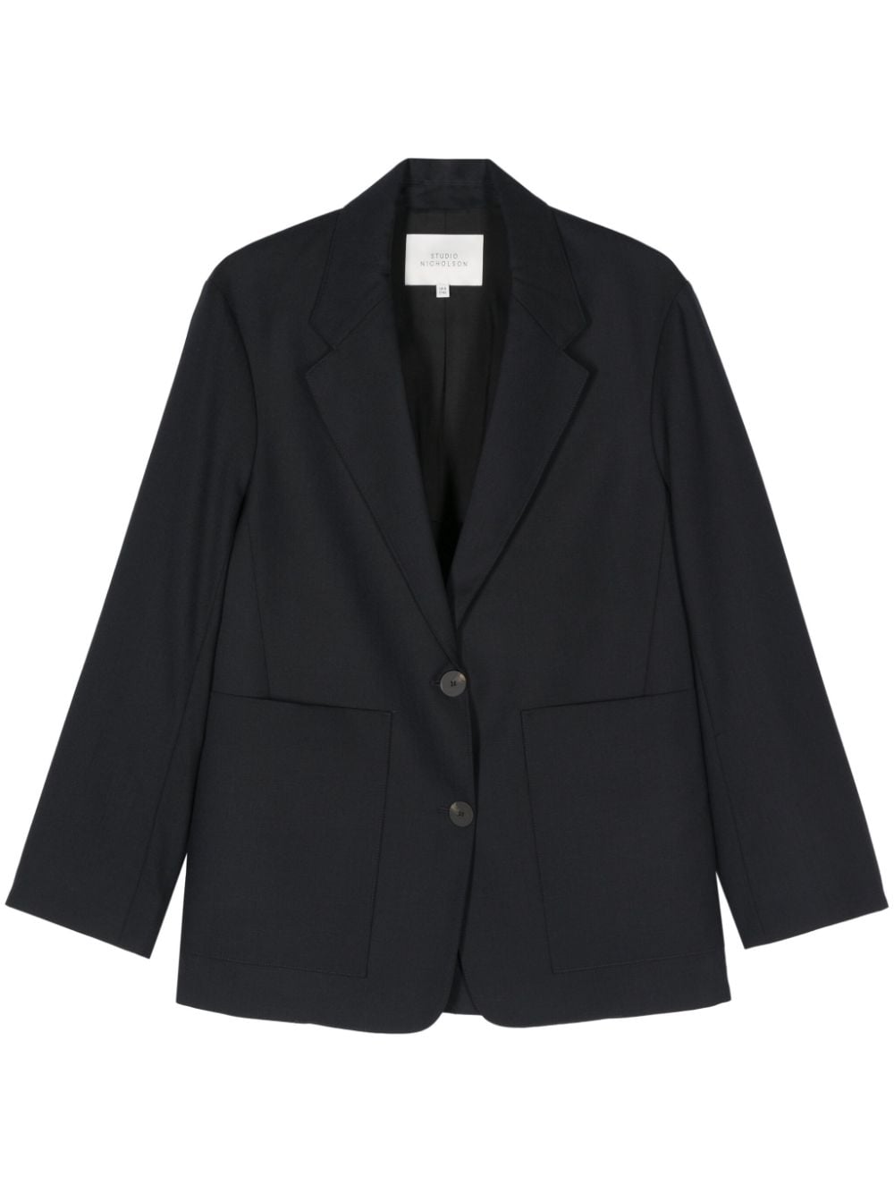 STUDIO NICHOLSON PRE Single Breasted Jacket In Blue