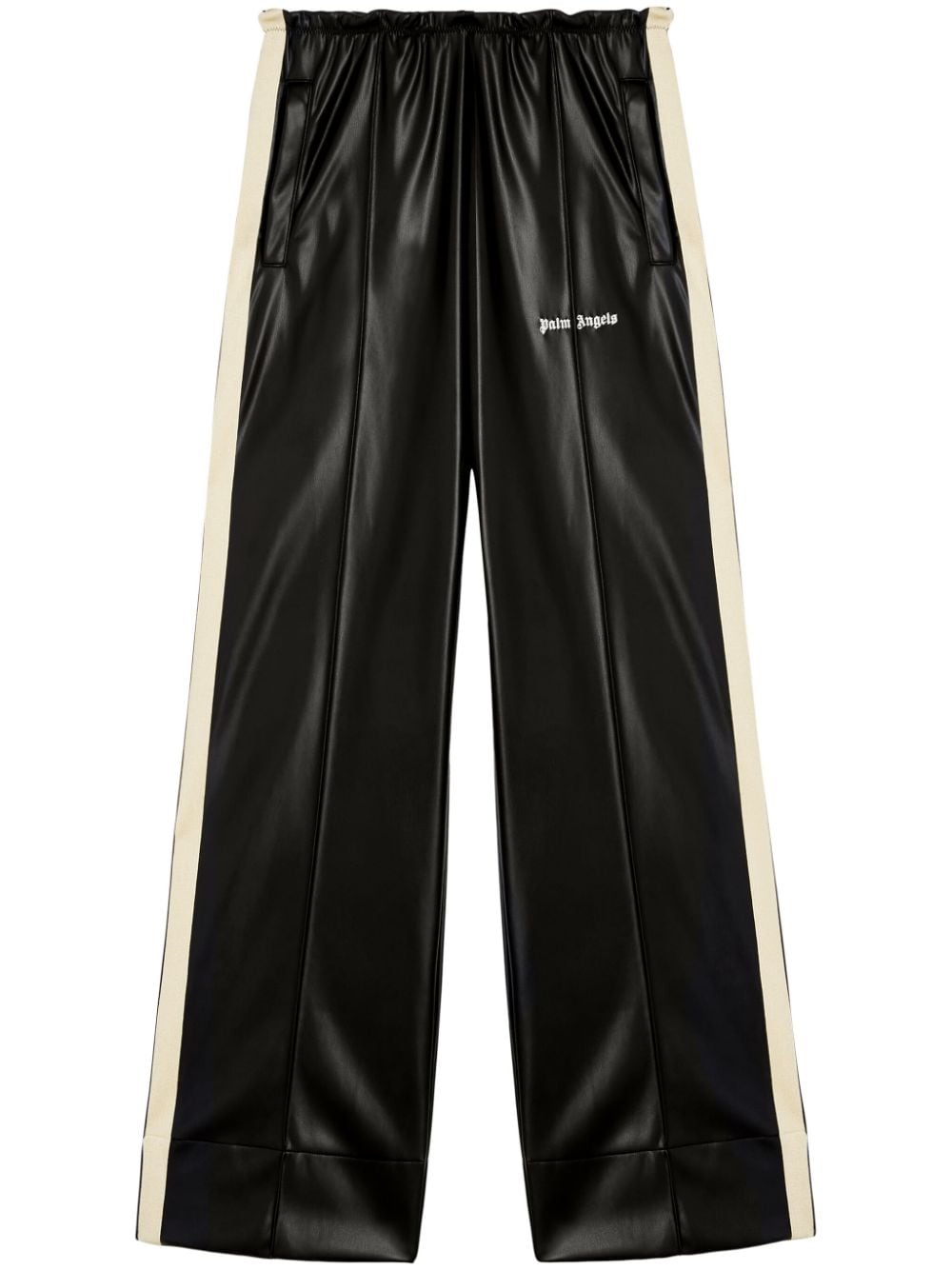 Palm Angels Leather Effect Track Pants