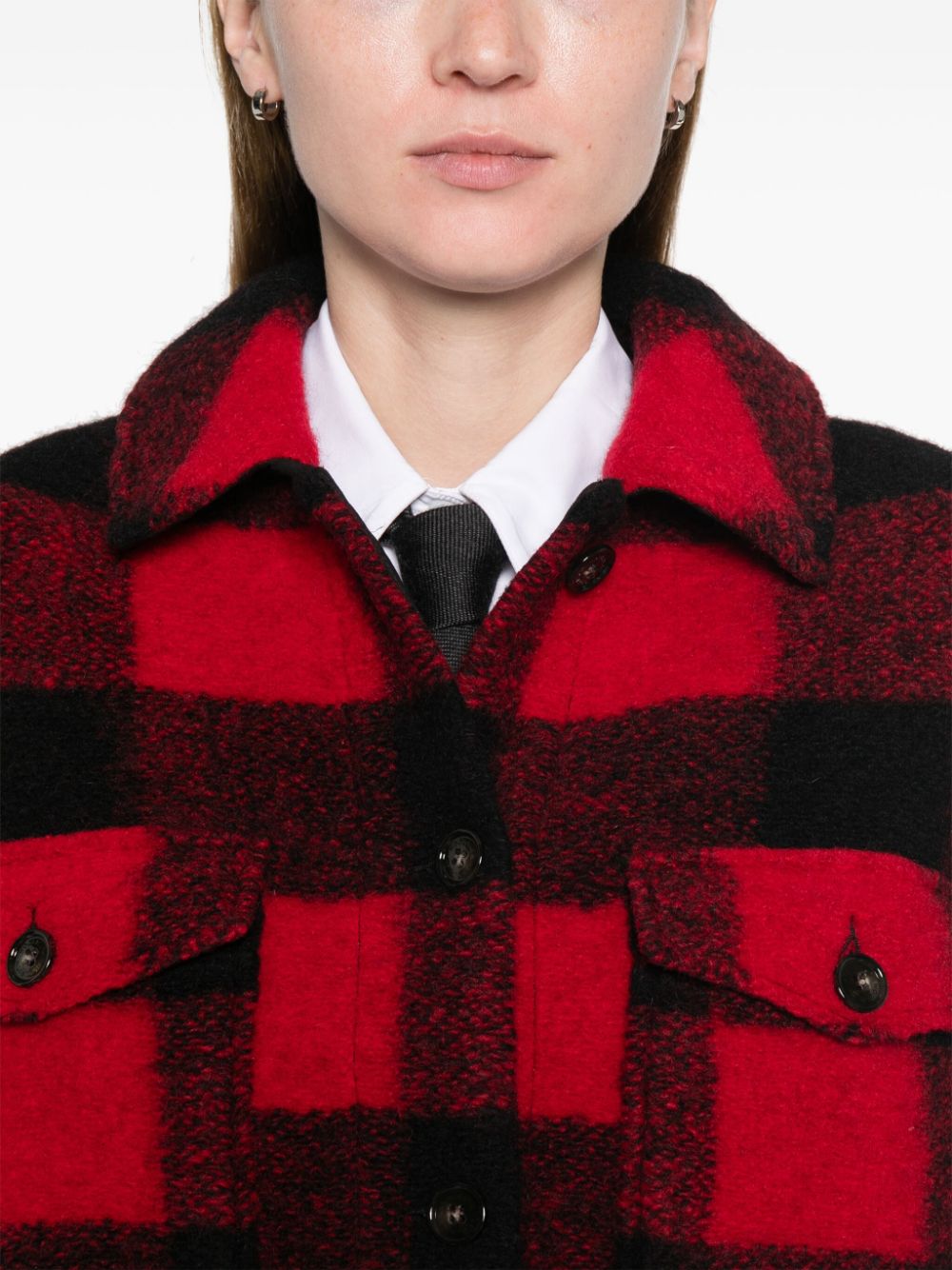 Woolrich Check Fleece Jacket