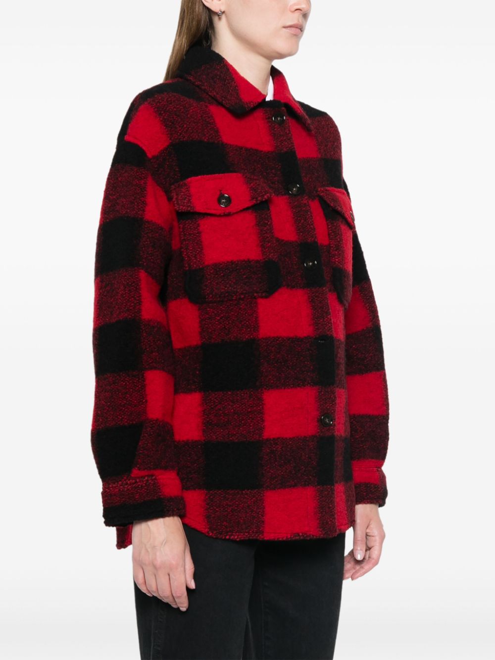 Woolrich Check Fleece Jacket