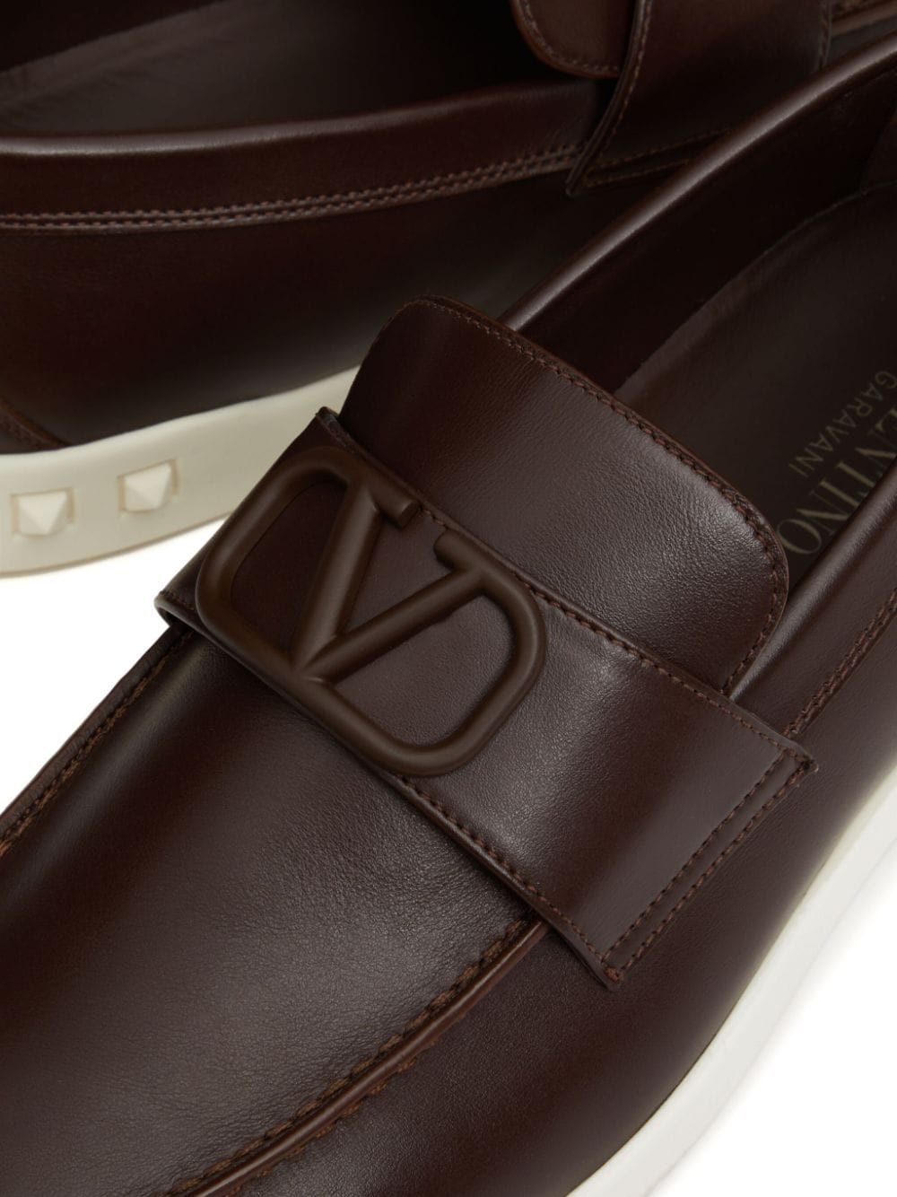 Valentino Garavani VLogo Leather Loafers