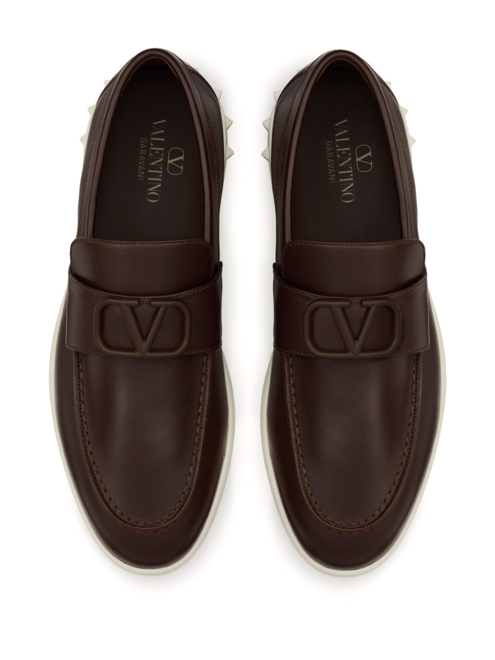 Valentino Garavani VLogo Leather Loafers