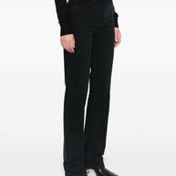 Saint Laurent Mid Rise Straight Leg Jeans