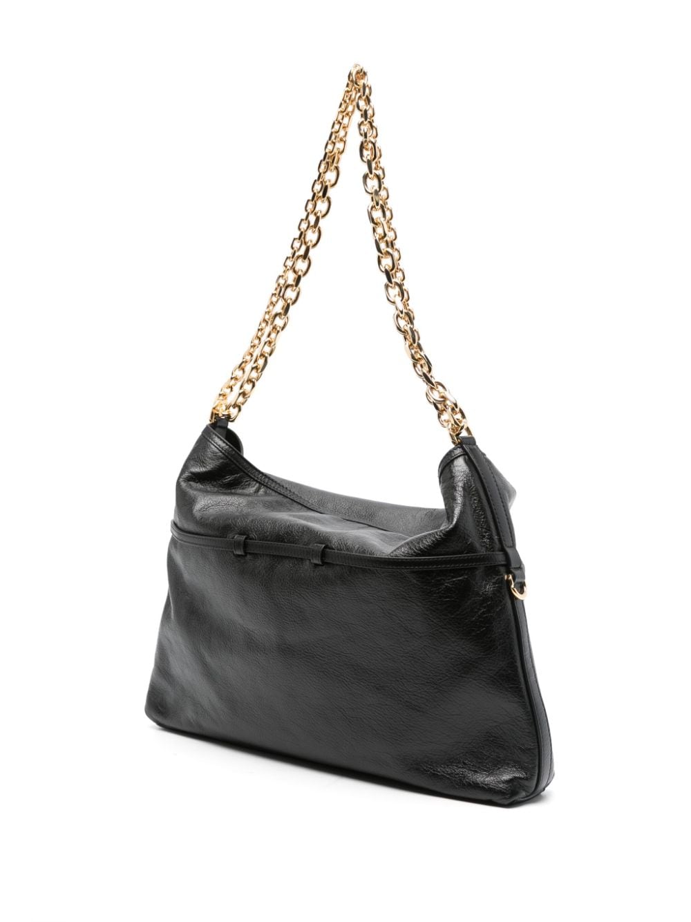 Givenchy Black Medium Voyou Chain Bag In Leather