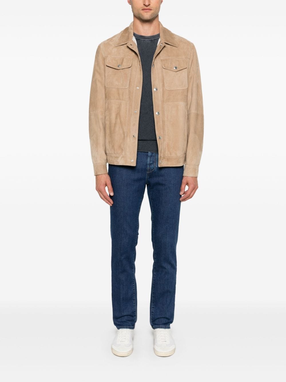 Jacob Cohen Cashmere Sweater In Blue