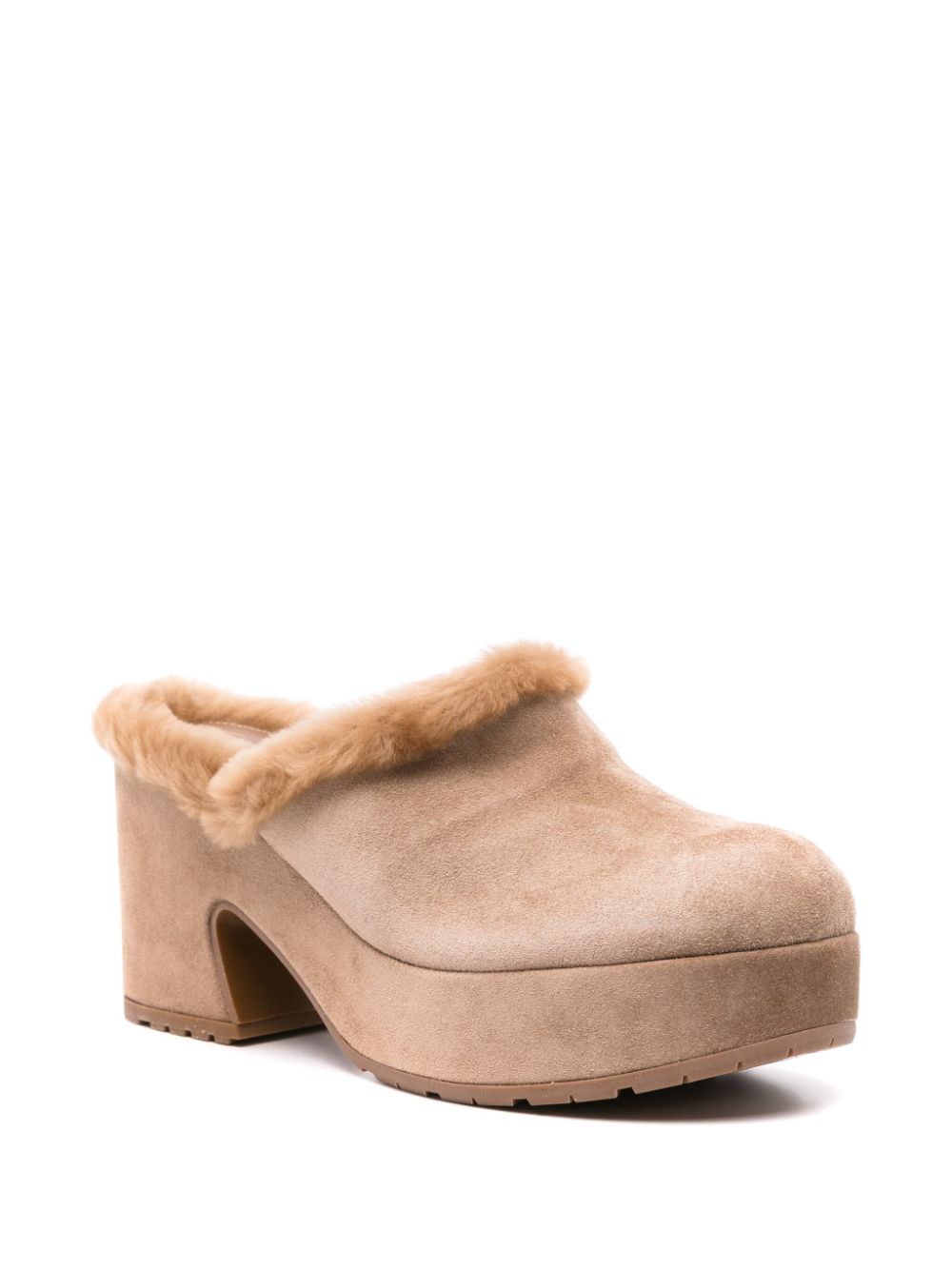 Gianvito Rossi Lyss Suede Mules