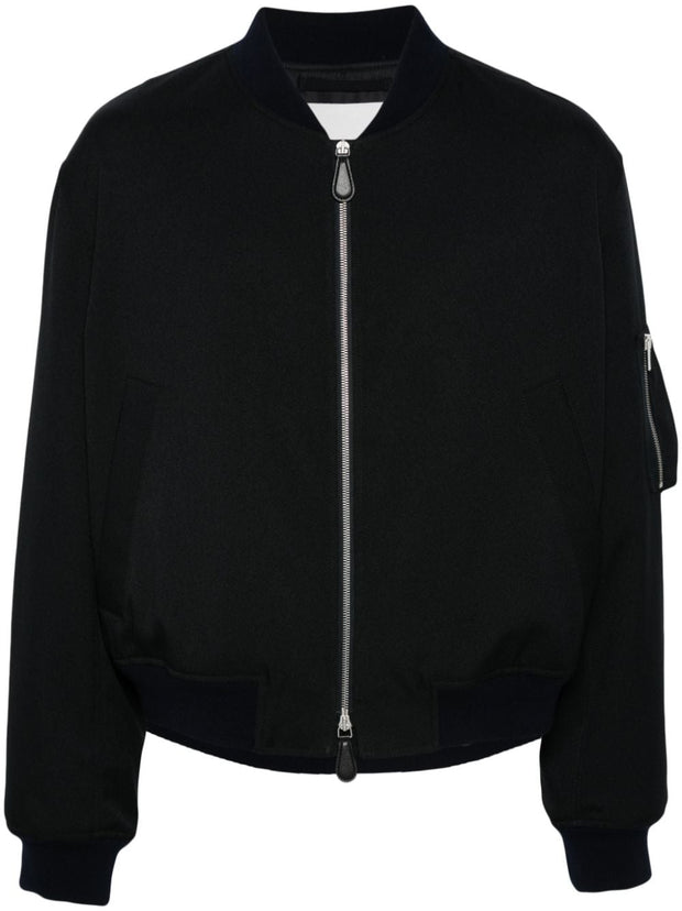 Jil Sander Gardardine Jacket In Blue