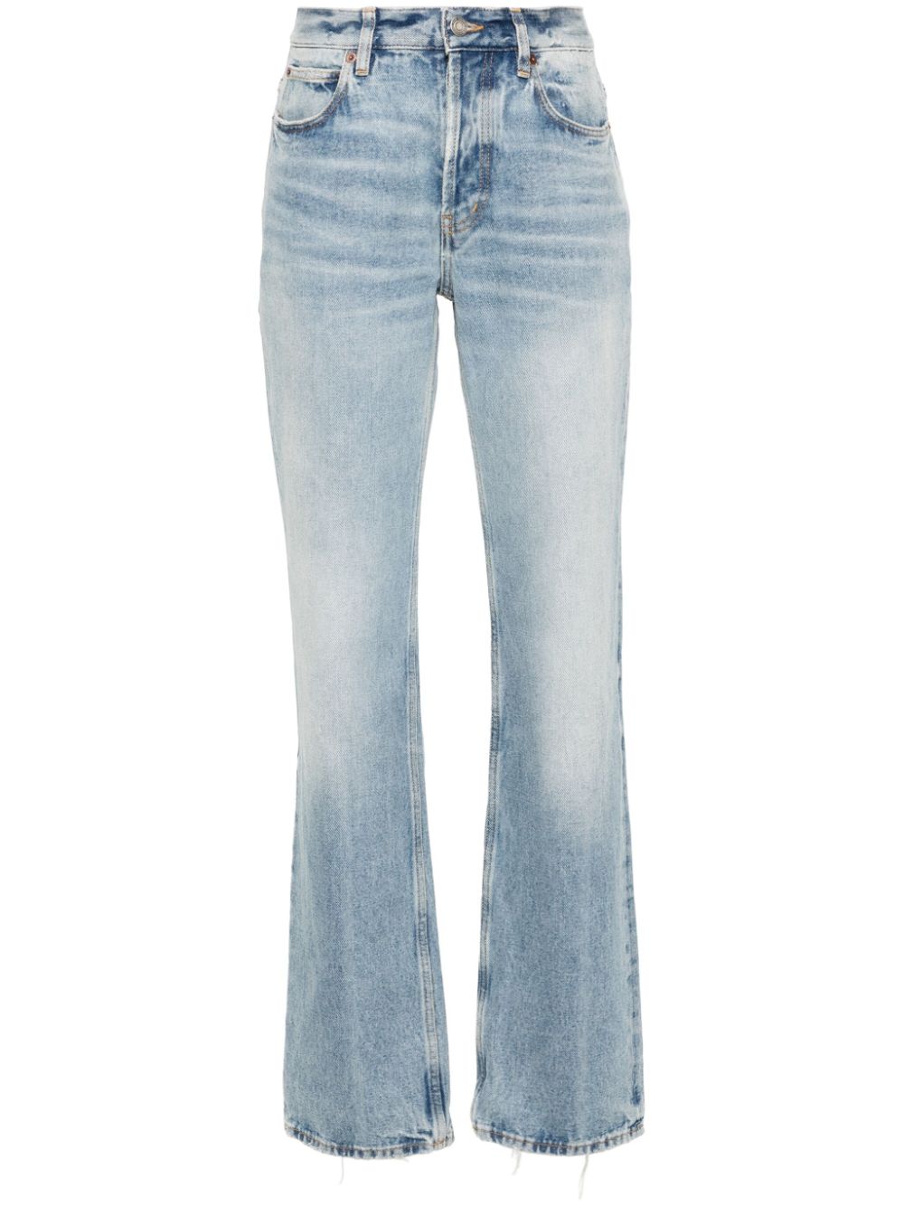 Saint Laurent Low Rise Straight Leg Jeans