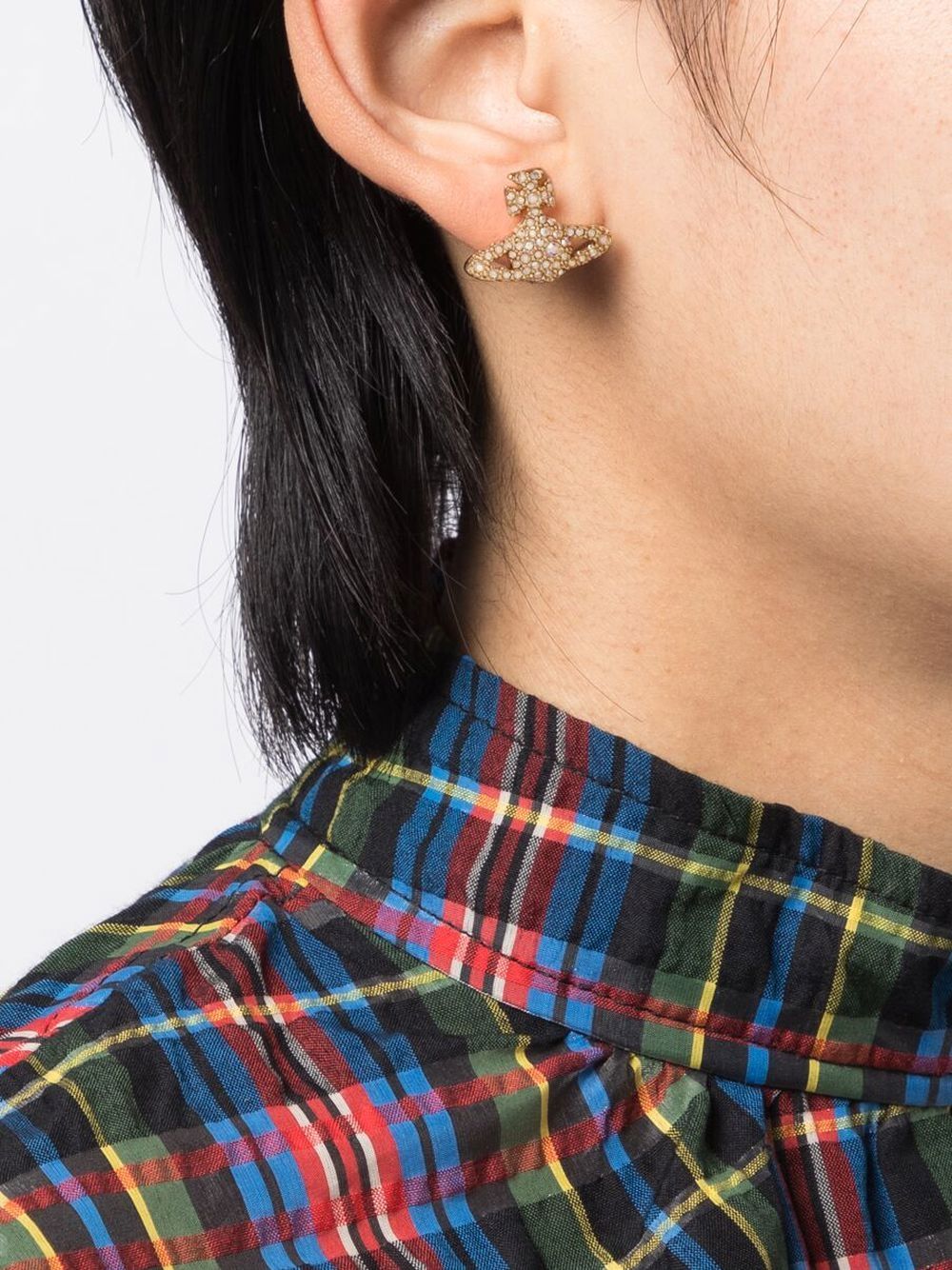 Vivienne Westwood Crystal Orb Earrings