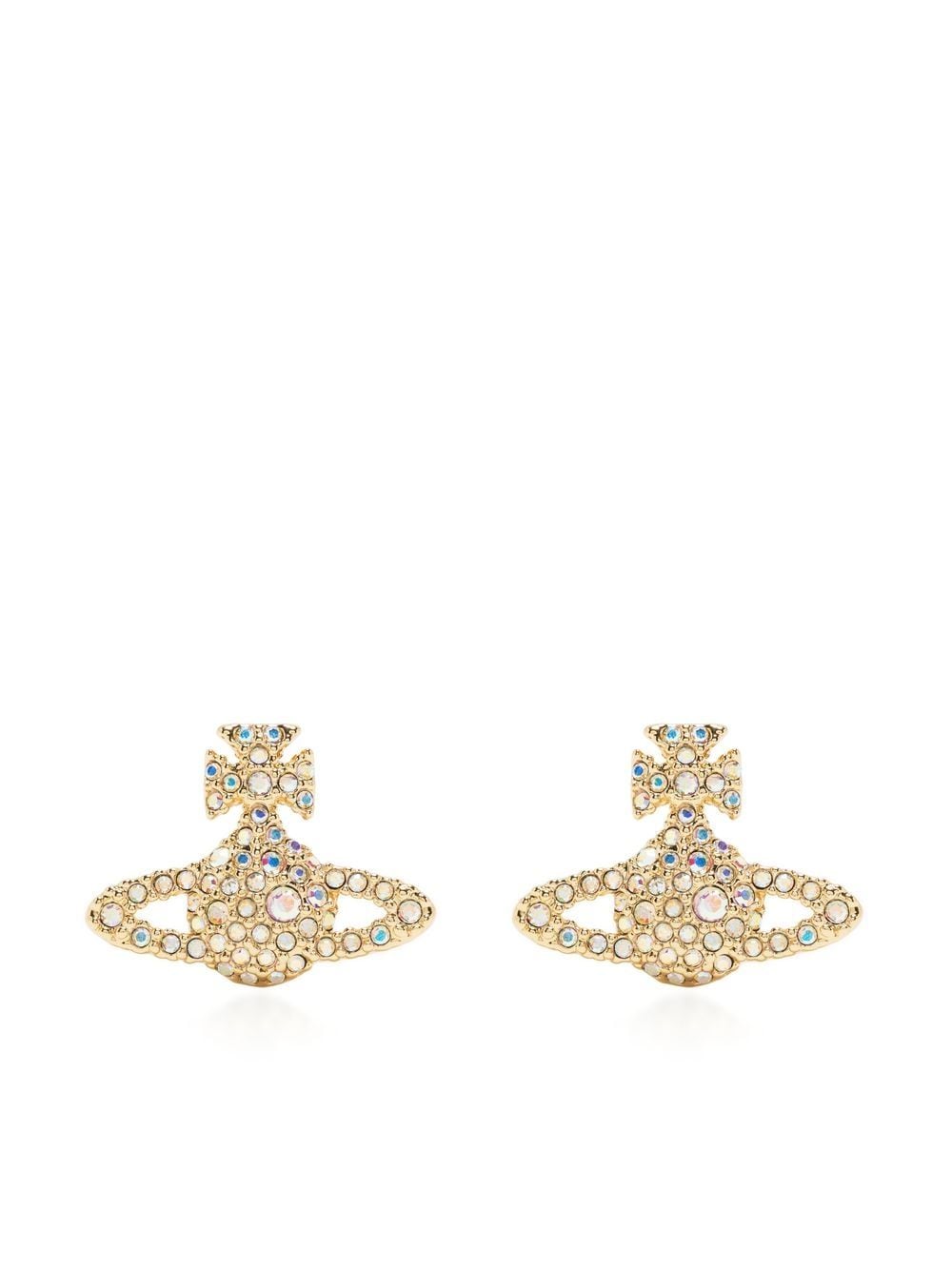 Vivienne Westwood Crystal Orb Earrings