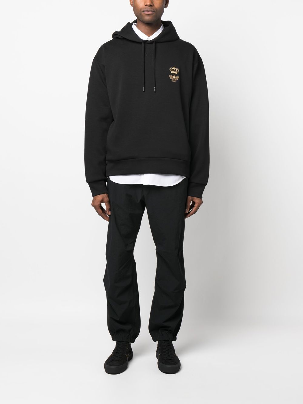 Dolce & Gabbana Classic Embroidered Logo Hoodie